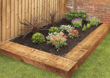 Load image into Gallery viewer, Garden Sleepers - Pressure Treated 3000 x 200 x 100mm (3 metres) (10ft)
